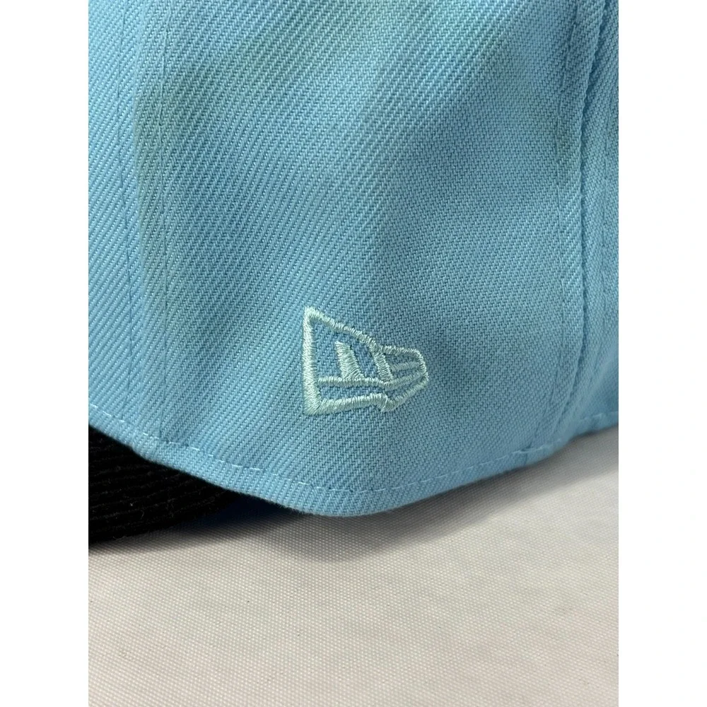 Houston Astros New Era 59FIFTY Hat Mens Light Blue 50th Anniversary 7 3/8 NWOT